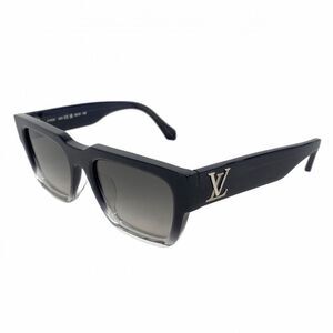Louis Vuitton Sunglasses LV Sunset Square Z1955e Black Clear Men's Women's